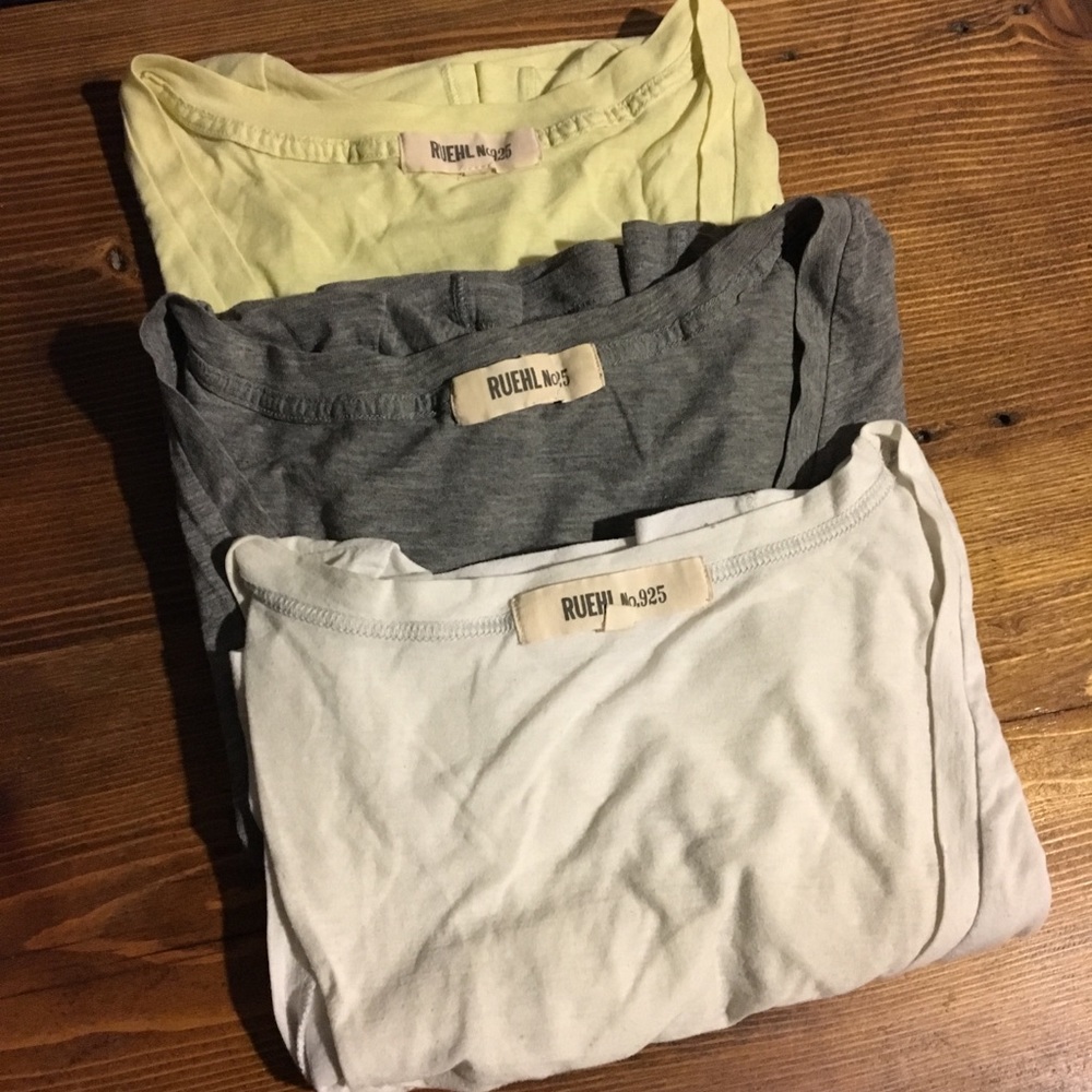 Three tee shirts bundle S/M/L